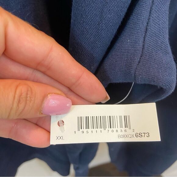 Brand new with Tags Amazon Essentials Navy Blue Ladies Hoodie Size 2XL - Picture 11 of 15